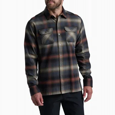Kuhl Dillingr Flannel Shirt In Dune In Multi