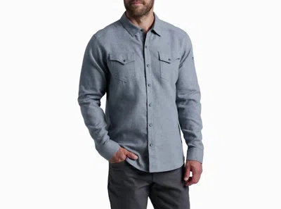 Kuhl Dispurt Long Sleeve Performance Shirt In Blue In Red