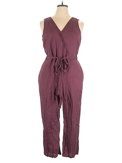 Pre-owned Kuhl Jumpsuit In Burgundy