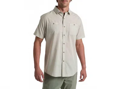 Kuhl Karib Short Sleeve Shirt In Feather Grey In Gray