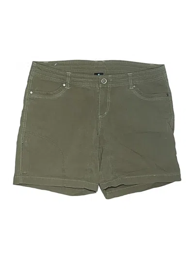 Pre-owned Kuhl Khaki Shorts In Green