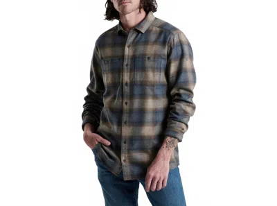 Kuhl Law Flannel Long Sleeve Shirt In Midnight Timber In Multi