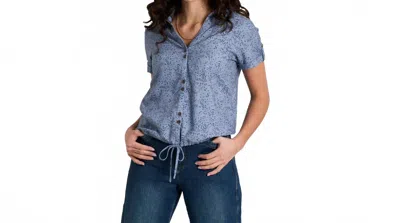 Kuhl Liliana Shortsleeve In Blue Cove In Multi