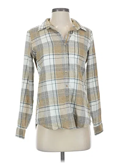 Pre-owned Kuhl Long Sleeve Blouse In Gray