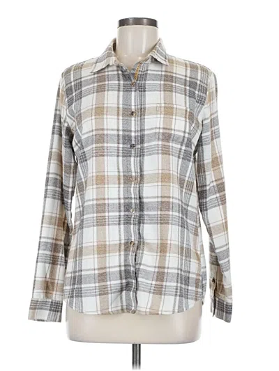 Pre-owned Kuhl Long Sleeve Blouse In Gray
