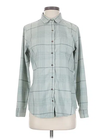 Pre-owned Kuhl Long Sleeve Button Down Shirt In Blue