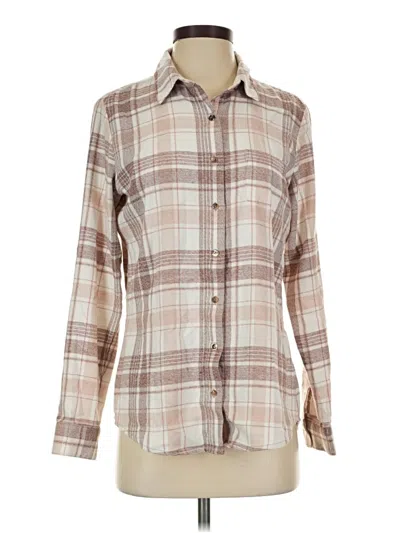 Pre-owned Kuhl Long Sleeve Button Down Shirt In Brown