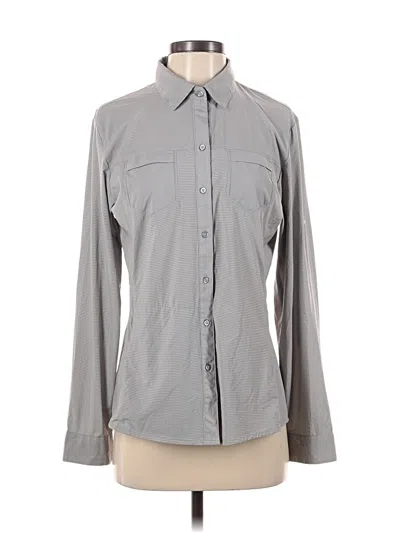 Pre-owned Kuhl Long Sleeve Button Down Shirt In Gray