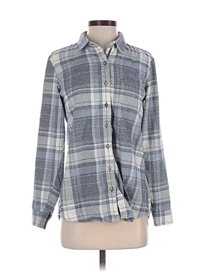 Pre-owned Kuhl Long Sleeve Button Down Shirt In Gray