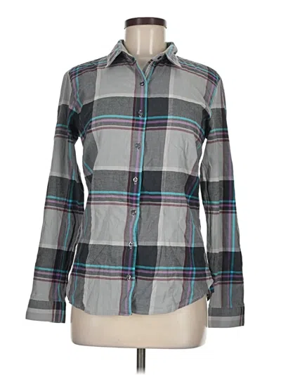 Pre-owned Kuhl Long Sleeve Button Down Shirt In Gray