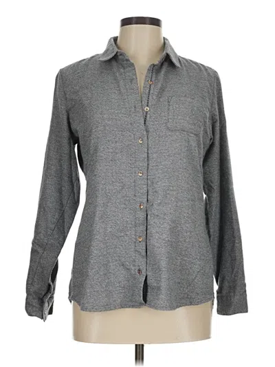 Pre-owned Kuhl Long Sleeve Button Down Shirt In Gray