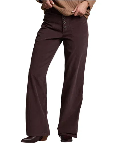 Kuhl Lydia Cord Wide Leg Pants In Coffee In Brown