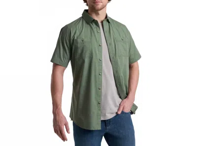 Kuhl Men's Button Shirt In Green In Animal Print