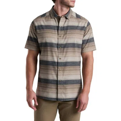 Kuhl Men's Ikonik Persuadr Top In Sea Salt In Brown
