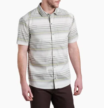 Kuhl Men's Intriguer Shirt In Ivory Twist In Grey