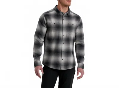 Kuhl Men's Law Flannel Top In Iron Moutain In Gray