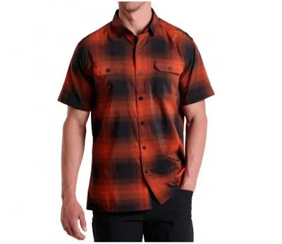 Kuhl Men's Response Top In Bloodstone Red In Multi