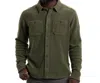 Kuhl Nomad Fleece Overshirt In Olive In Green