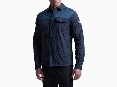 Kuhl One Shirt Jacket In Dark Storm/mutiny Blue