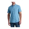 Kuhl Persuadr Short Sleeve Button Down In Blue Chalk In Blue