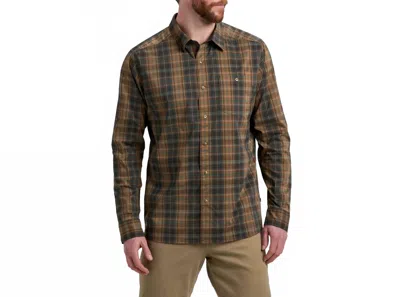 Kuhl Response Long Sleeve Shirt In Desert Night In Brown