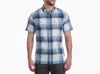 Kuhl Response Short Sleeve Shirt In Brisk Blue In Multi