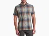 Kuhl Response Short Sleeve Shirt In Canyon Lake In Multi