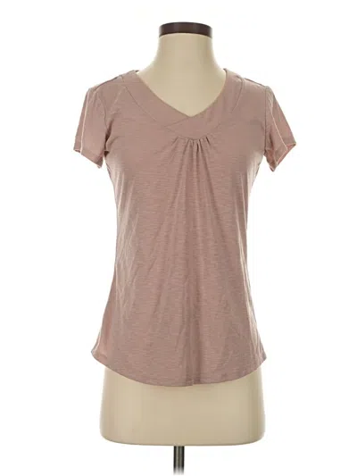 Pre-owned Kuhl Short Sleeve Top Pink V-neck Tops