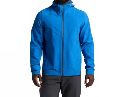 Kuhl Skramblr Softshell Grid Fleece Hoodie In Sky Blue