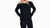 KUHL SONATA POINTELLE SWEATER IN BLACK