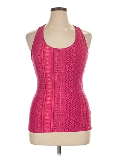 Pre-owned Kuhl Tank Top Pink Halter Neckline Tops