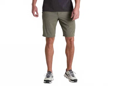 Kuhl Upriser Stripe Short In Evergreen Stripe In Multi