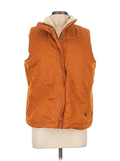 Pre-owned Kuhl Vest In Orange