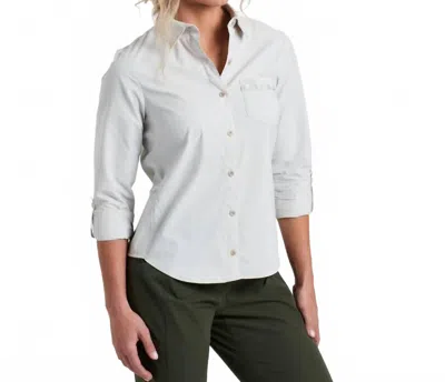 Kuhl Wander Long Sleeve Shirt In Mist In Gray