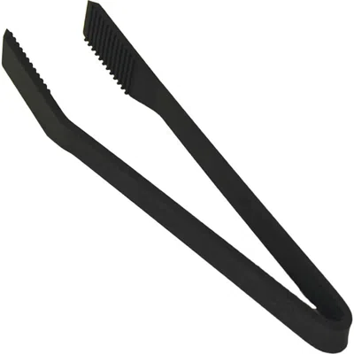 Kuhn Rikon 10-inch Large Silicone Chefs Tongs In Black