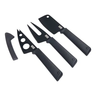 Kuhn Rikon Colori+ Cheese Knife Set Of 3, Graphite
