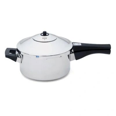 Kuhn Rikon Duromatic Stainless Steel Saucepan Pressure Cooker, 3.7 Qt In Silver
