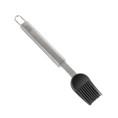 Kuhn Rikon Essential Basting Brush With Silicone Bristles For Sauces, Marinades In Black