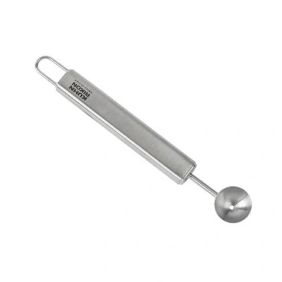 Kuhn Rikon Essential Melon Baller With Stainless Steel Scoop For Melon, Fruit & Cookie Dough In Silver