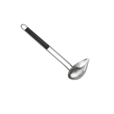 Kuhn Rikon Essential Sauce Ladle With Stainless Steel Bowl In Silver