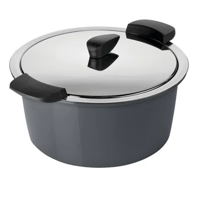 Kuhn Rikon Hotpan Stainless Steel Cooking Pot With Insulated Bowl, 1-quart In Black