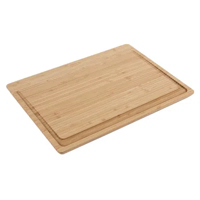 Kuhn Rikon Iced Bamboo Cutting Board With Groove, 14.2-inch X 10.2-inch, Large In Brown