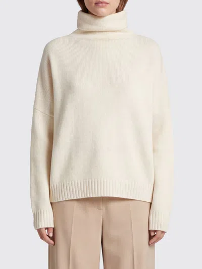 Kujten 100% Cashmere Turtleneck Jumper With Long Sleeves And Ribbed Trims In Neutral