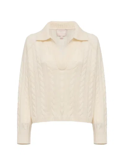 Kujten Aenora Cable-knit Sweater In Neutral