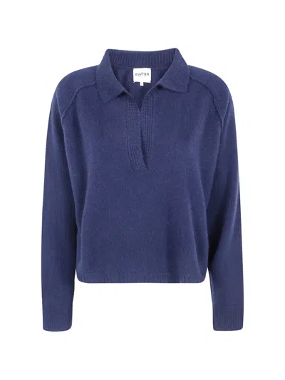Kujten Aenora Cashmere Sweater In Blue