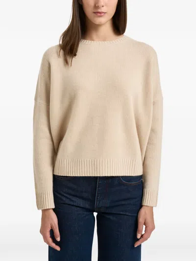 Kujten Amelie Crew-neck Sweater In Neutral