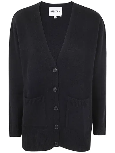 Kujten Any Cardigan In Black