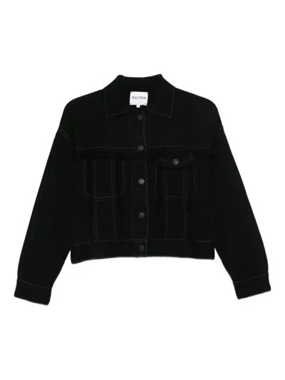 Kujten Arya Fringed Jacket In Black