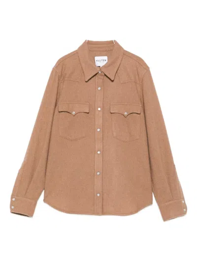 KUJTEN BUTTON-PLACKET FLAP-POCKET SHIRT