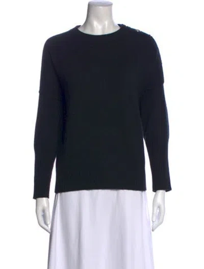 Pre-owned Kujten Cashmere Crew Neck Sweater In Black